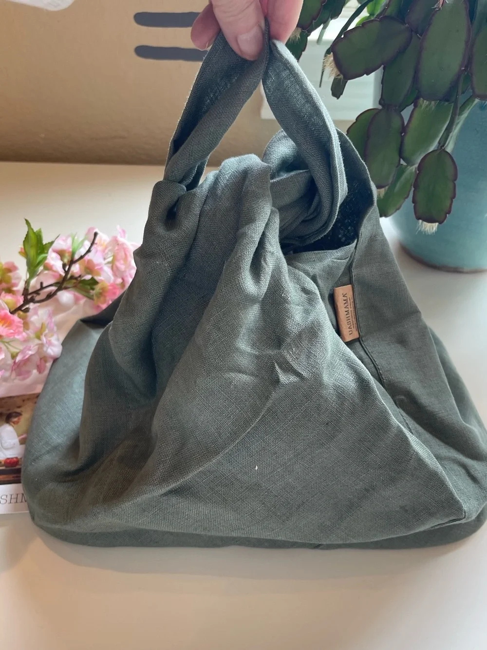 Uashmama Fiocco Linen Bread/Storage Bag